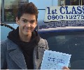  Taran with Driving test pass certificate